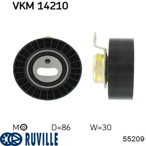 55209 Ruville Ролик натяжителя ремня ГРМ