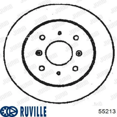 55213 Ruville Ролик натяжителя ремня агрегатов