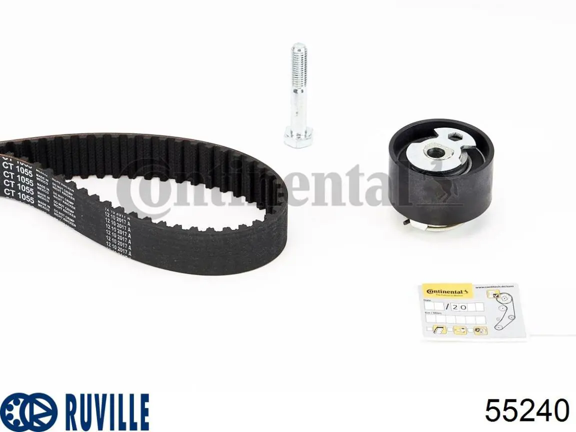 55240 Ruville Ролик натяжителя ремня ГРМ