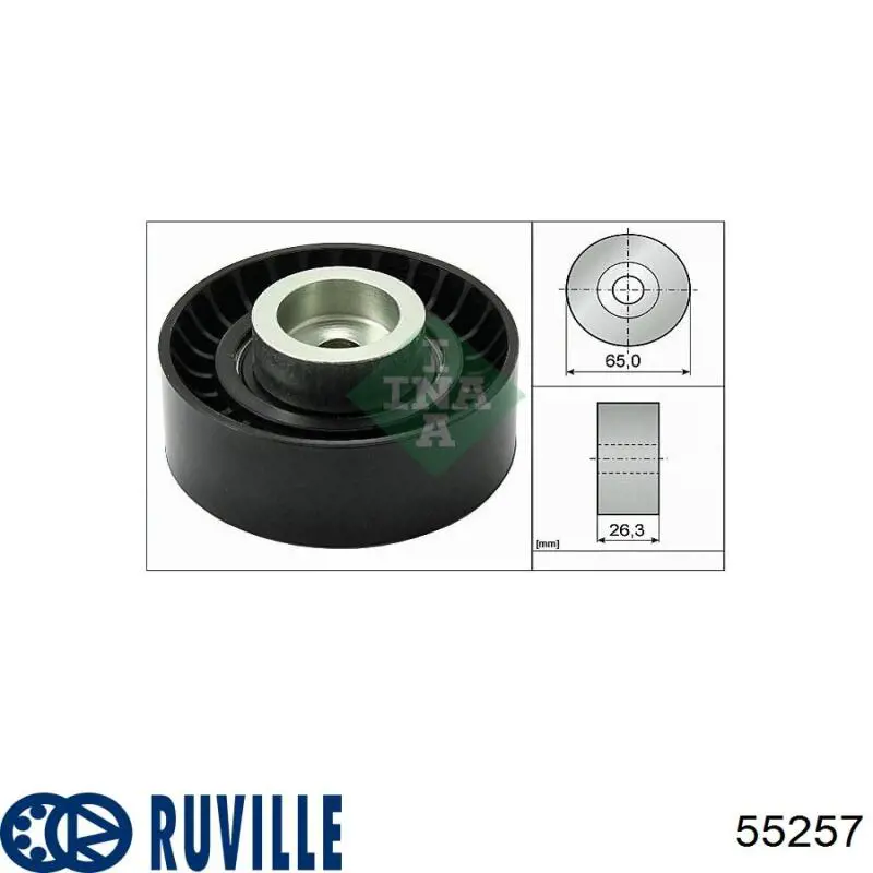 Паразитный ролик 55257 Ruville
