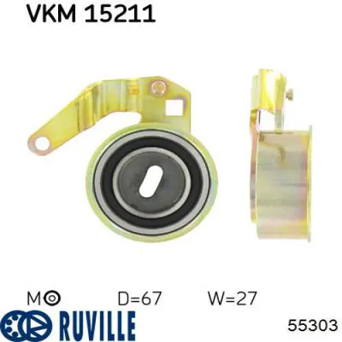 Купить 55303 Ruville Ролик натяжителя газораспределительного ремня