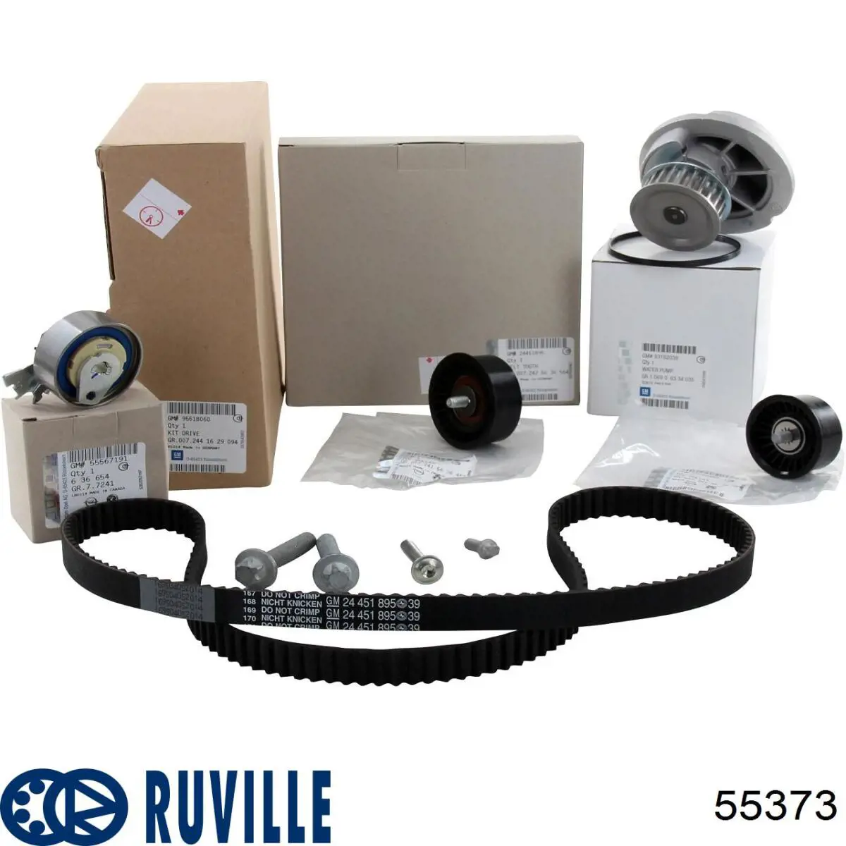 Обводной ролик ремня ГРМ Ruville 55373 цена, от 9.06 USD