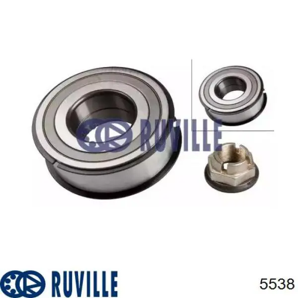 Подшипник ступицы 5538 Ruville