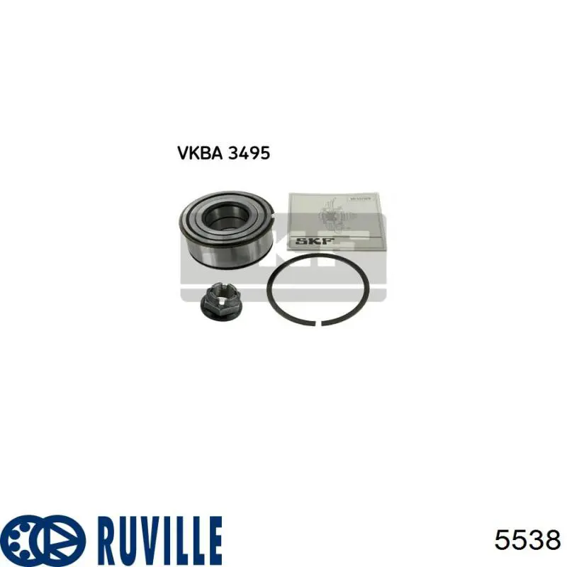 Комплект подшипника ступицы колеса Ruville 5538 цена, от 15.85 USD