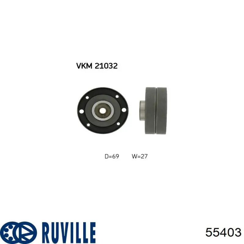 55403 Ruville Паразитный ведущий ролик