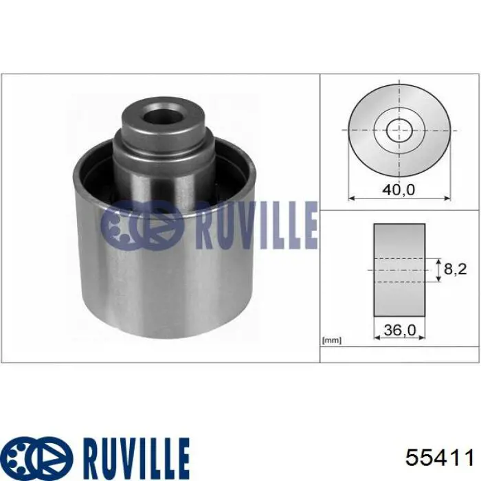 55411 Ruville Паразитный ведущий ролик