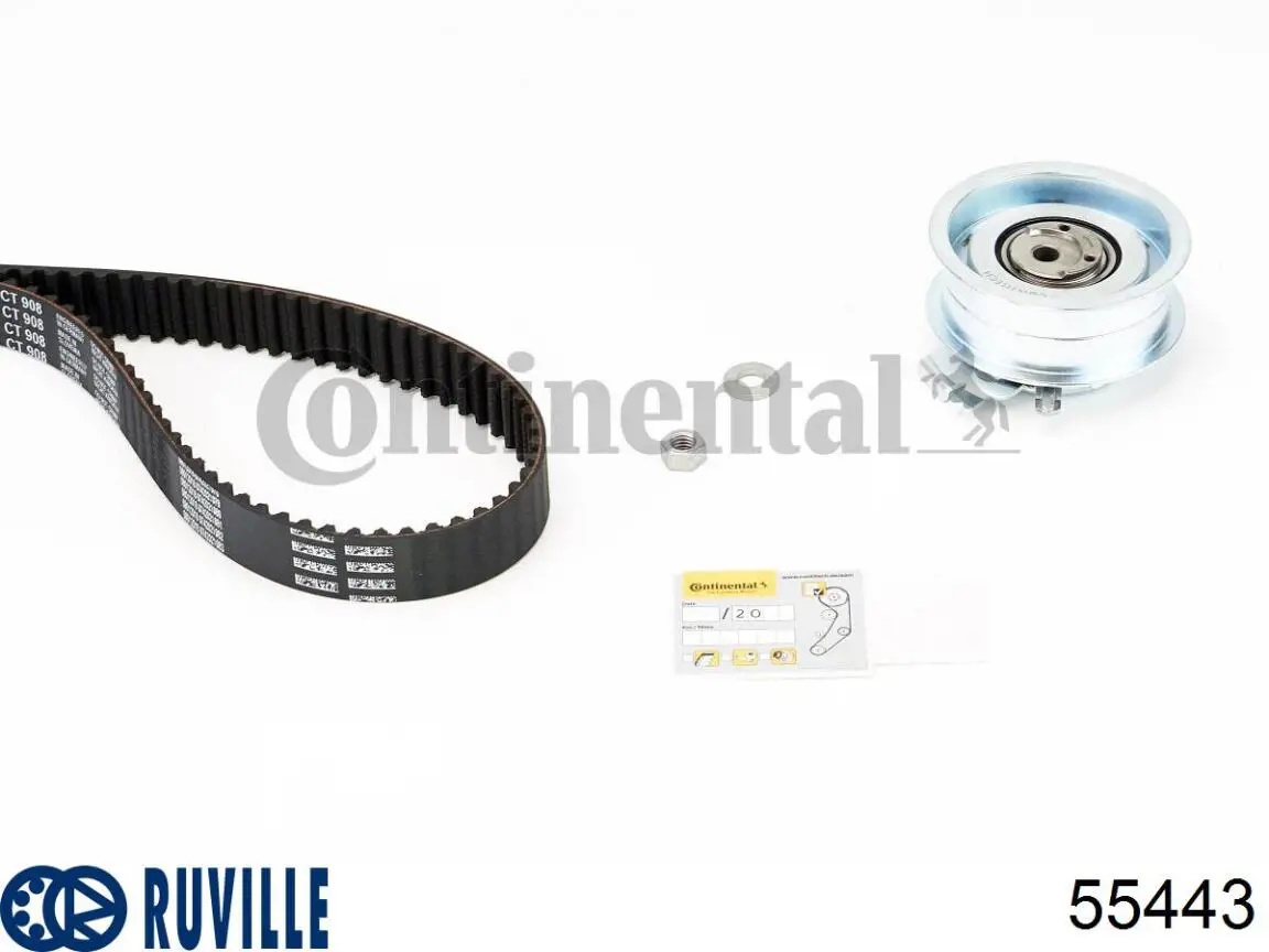 Натяжной ролик ремня ГРМ Ruville 55443 цена, от 20.62 USD