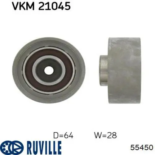 Купить 55450 Ruville Ведуший ролик ГРМ