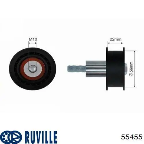 55455 Ruville Паразитный ведущий ролик