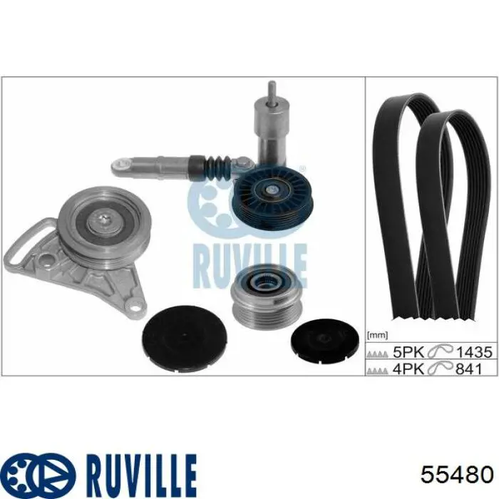 Купить 55480 Ruville Натяжитель приводного ремня