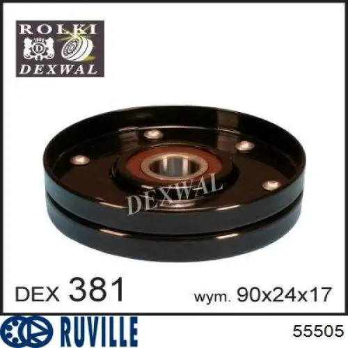Паразитный ролик 55505 Ruville