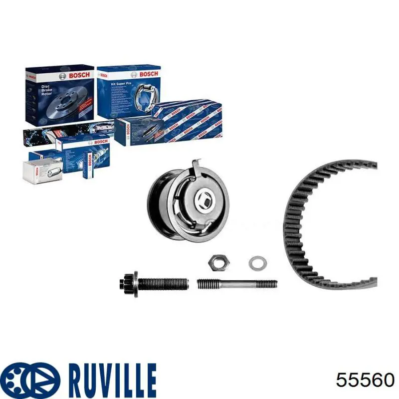 Ролик натяжителя ремня газораспределения Ruville 55560 цена, от 29.81 USD