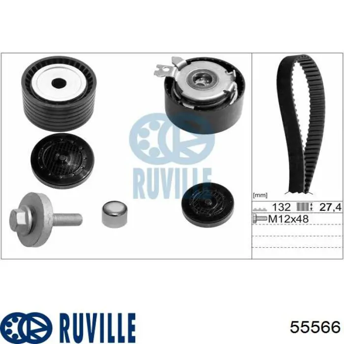 Ролик ГРМ 55566 Ruville