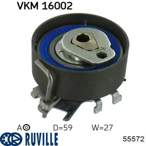 55572 Ruville Ролик натяжителя ремня ГРМ