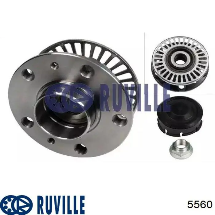 Задняя ступица 5560 Ruville