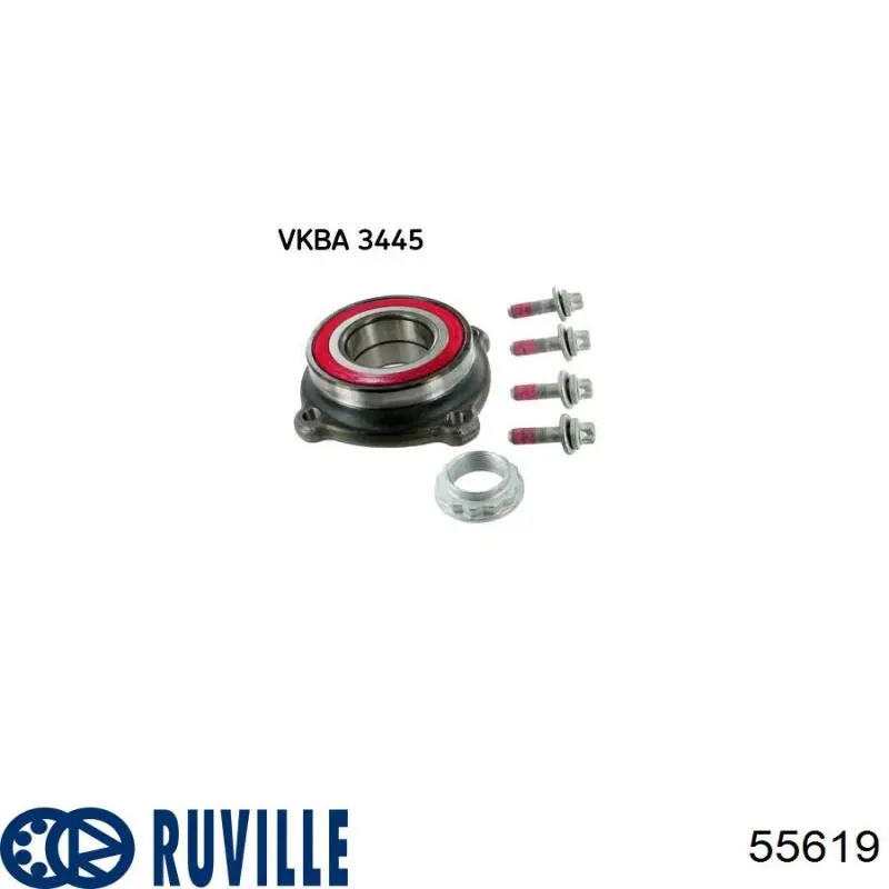 55619 Ruville Ролик приводного ремня, паразитный