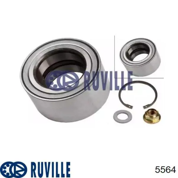 Подшипник ступицы 5564 Ruville