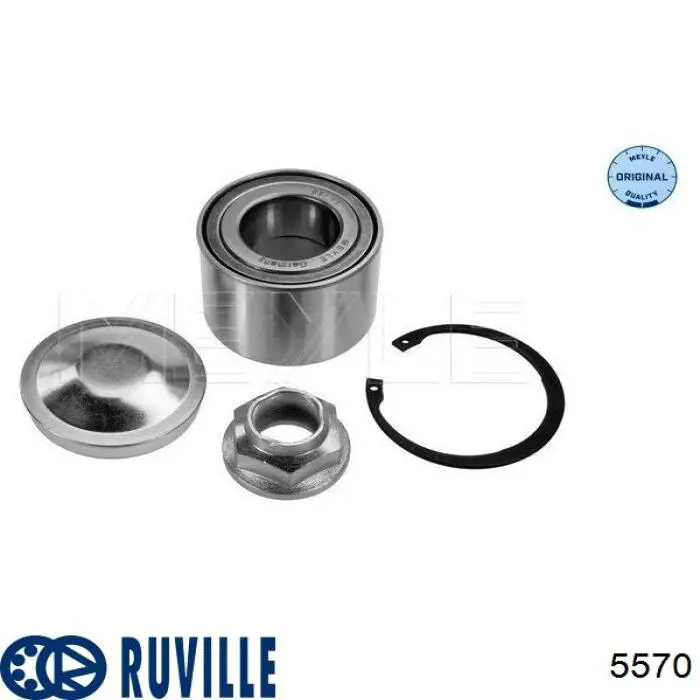Купить 5570 Ruville Диск тормозной задний
