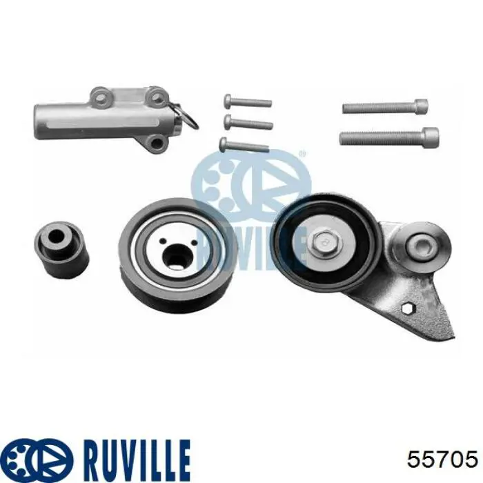 Обводной ролик ремня ГРМ Ruville 55705 цена, от 40.36 USD