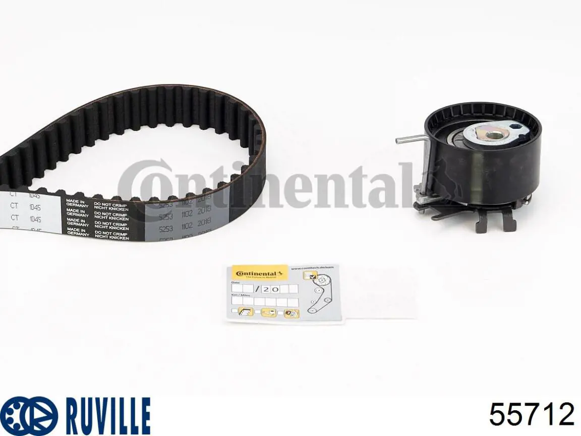 Натяжной ролик ремня ГРМ Ruville 55712 цена, от 43.10 USD