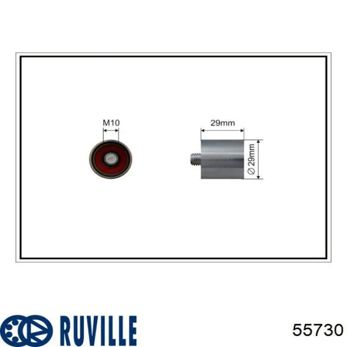 55730 Ruville Паразитный ведущий ролик