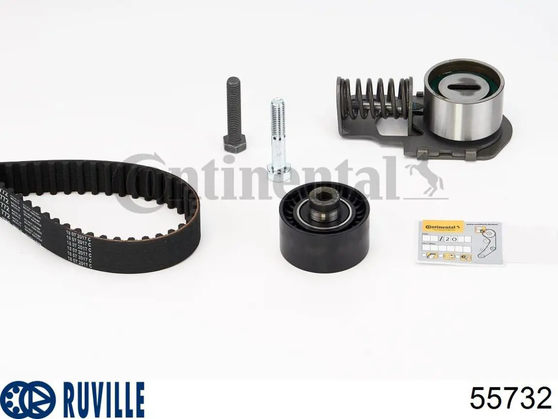 55732 Ruville Ролик натяжителя ремня ГРМ