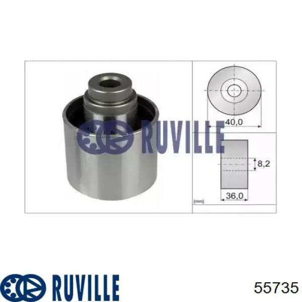 55735 Ruville Паразитный ведущий ролик