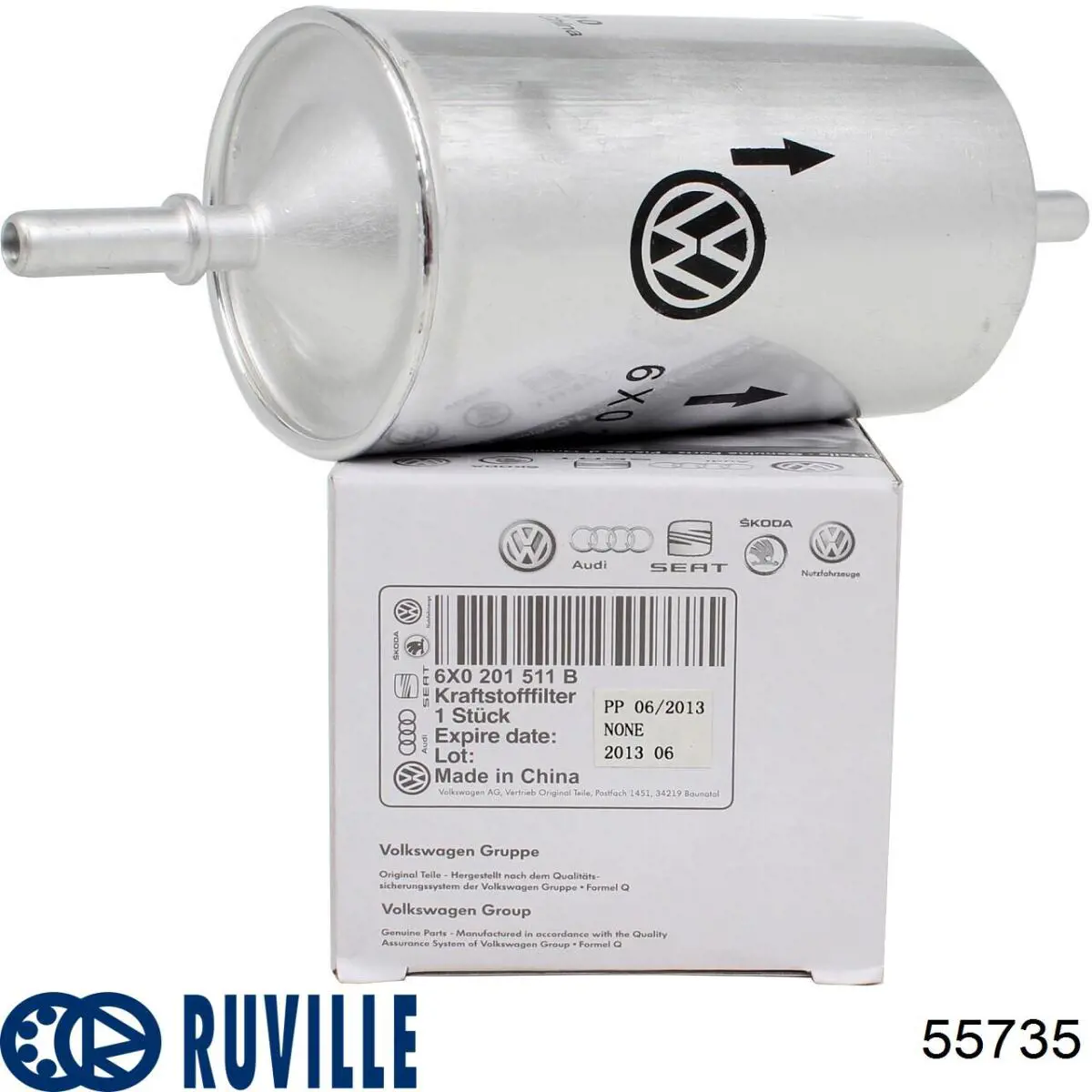 Обводной ролик ремня ГРМ Ruville 55735 цена, от 15.03 USD
