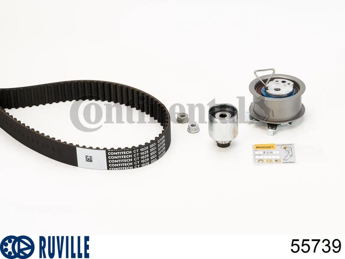 Ролик натяжителя ремня газораспределения Ruville 55739 цена, от 49.32 USD