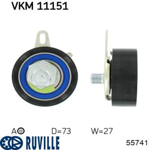 55741 Ruville Ролик натяжителя ремня ТНВД