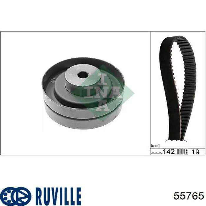 Ролик натяжителя ремня газораспределения Ruville 55765 цена, от 34.23 USD