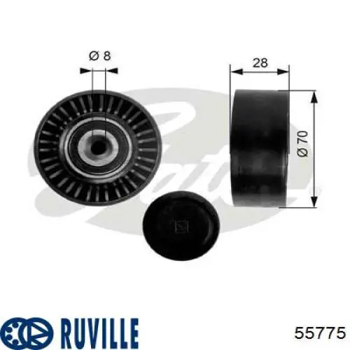 Купить 55775 Ruville Паразитный ролик