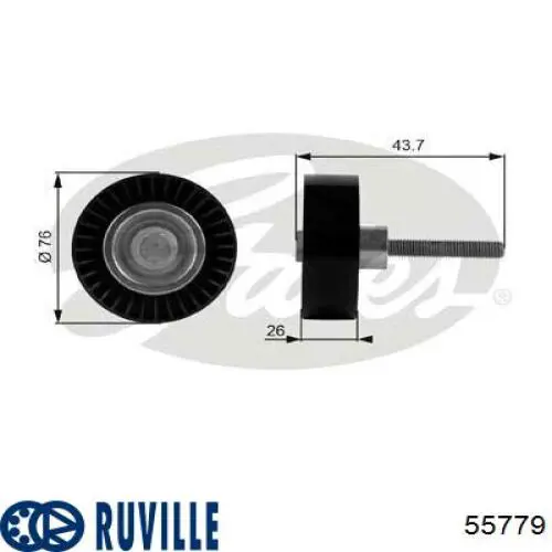 Паразитный ролик 55779 Ruville