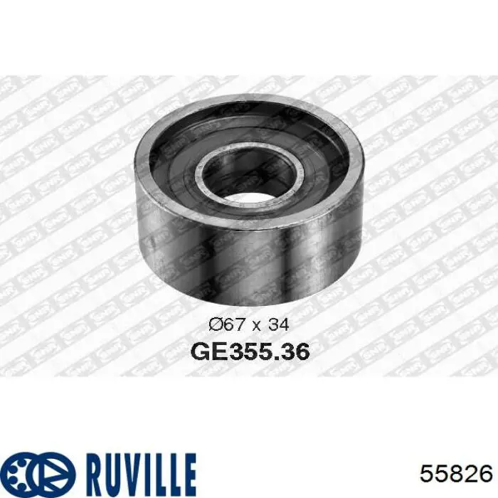 55826 Ruville Паразитный ведущий ролик