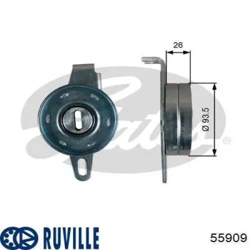 Натяжной ролик 55909 Ruville