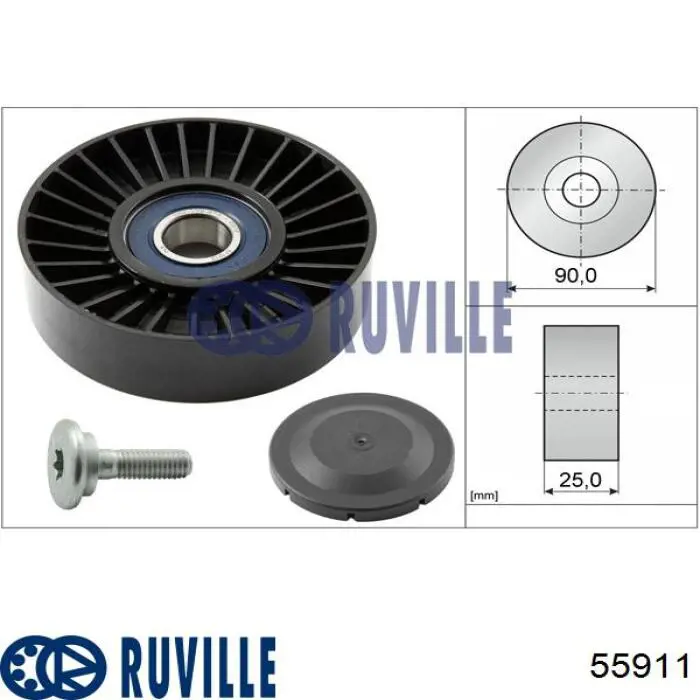 Паразитный ролик 55911 Ruville