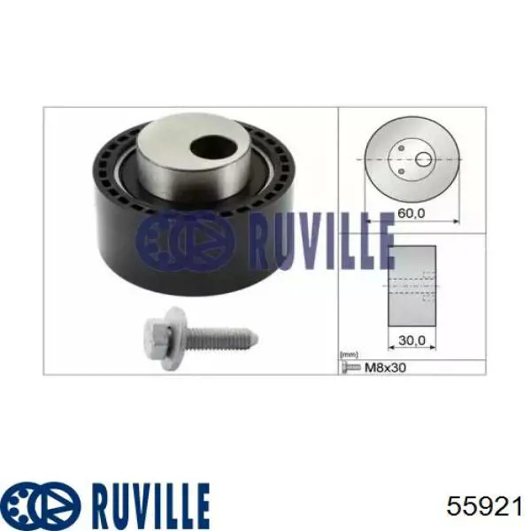 Ролик ГРМ 55921 Ruville