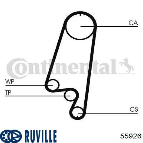 Купить 55926 Ruville Натяжной ролик