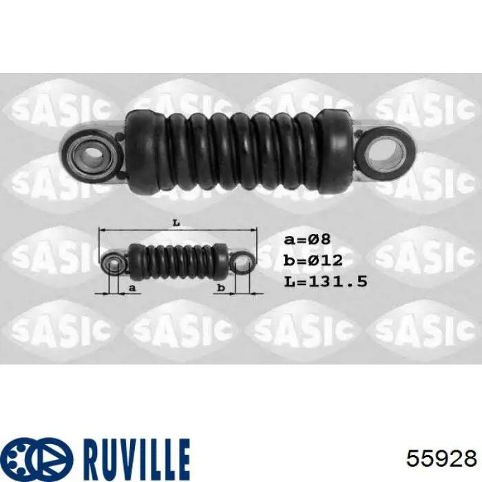 Натяжитель приводного ремня 55928 Ruville