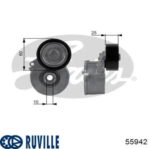 Купить 55942 Ruville Натяжитель приводного ремня