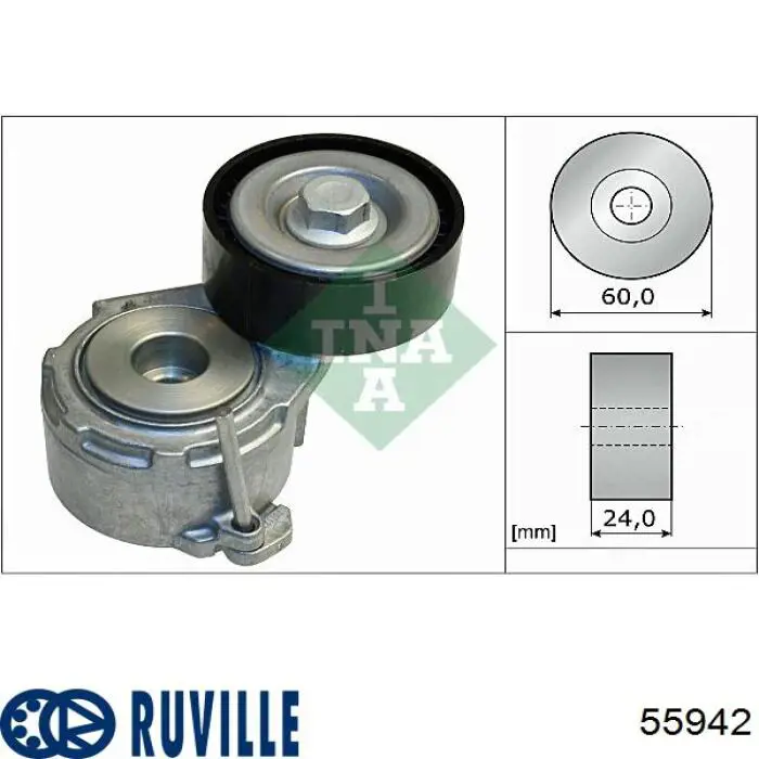 55942 Ruville Натяжитель клинового ремня