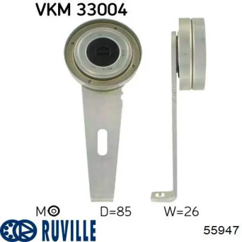 Натяжной ролик 55947 Ruville