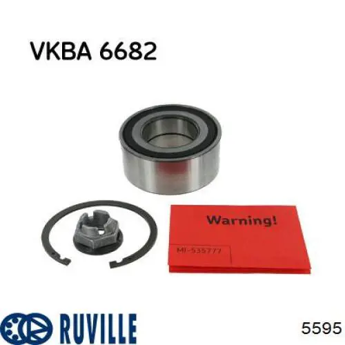 5595 Ruville Подшипник ступицы передней