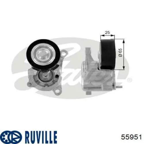 55951 Ruville Натяжитель клинового ремня