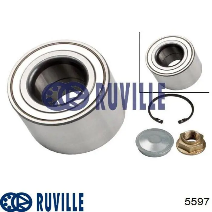 Подшипник задней ступицы 5597 Ruville