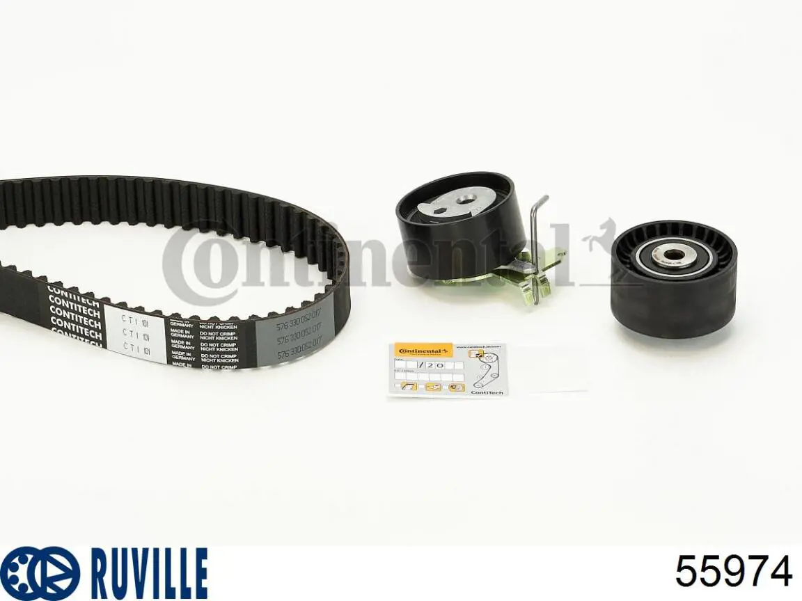 55974 Ruville Ролик натяжителя ремня ГРМ
