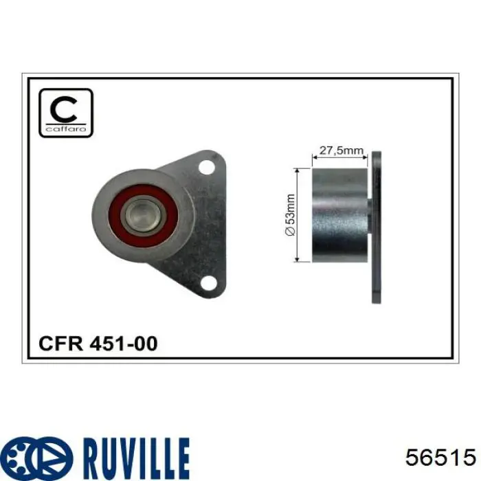 56515 Ruville Паразитный ведущий ролик