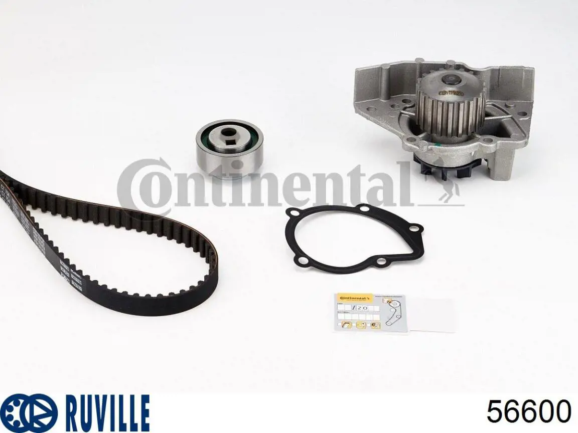 Ролик натяжителя ремня газораспределения Ruville 56600 цена, от 13.56 USD