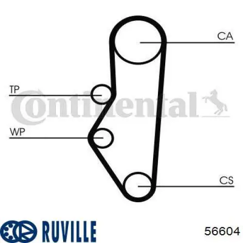 Купить 56604 Ruville Насос охлаждения