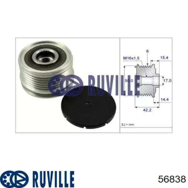 56838 Ruville Насос водяной